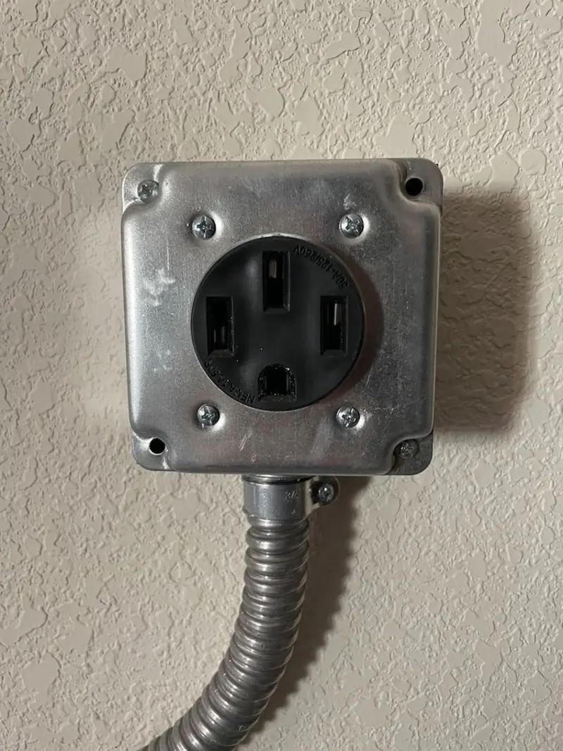 NEMA 14-50 outlet installed for Electrical Panel Upgrade in Madeira Beach