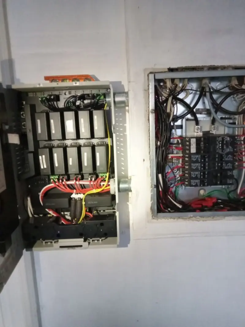 Electrical panel upgrade completed for Security Camera Wiring in Madeira Beach